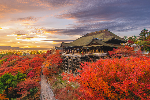 Kiyomizu-dera stage at Kyoto
