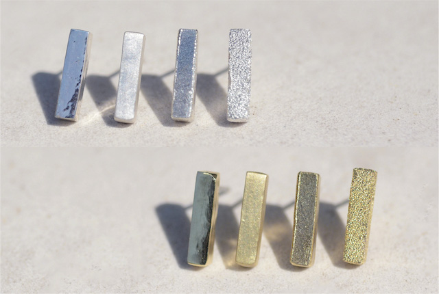 ピアスの表面加工